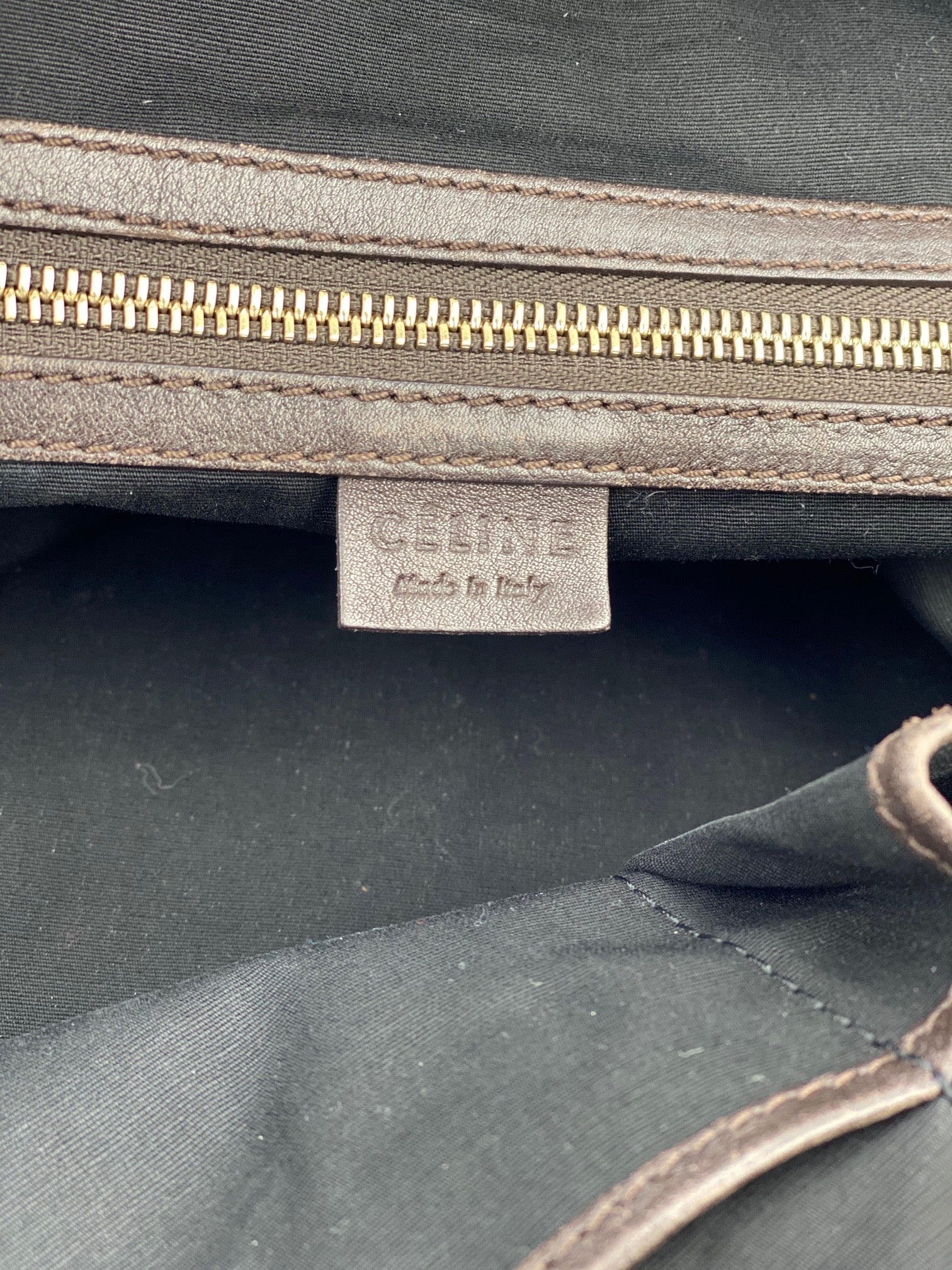 Celine Black Leather Handle Bag Vintage Briefcase messenger Bag - 11