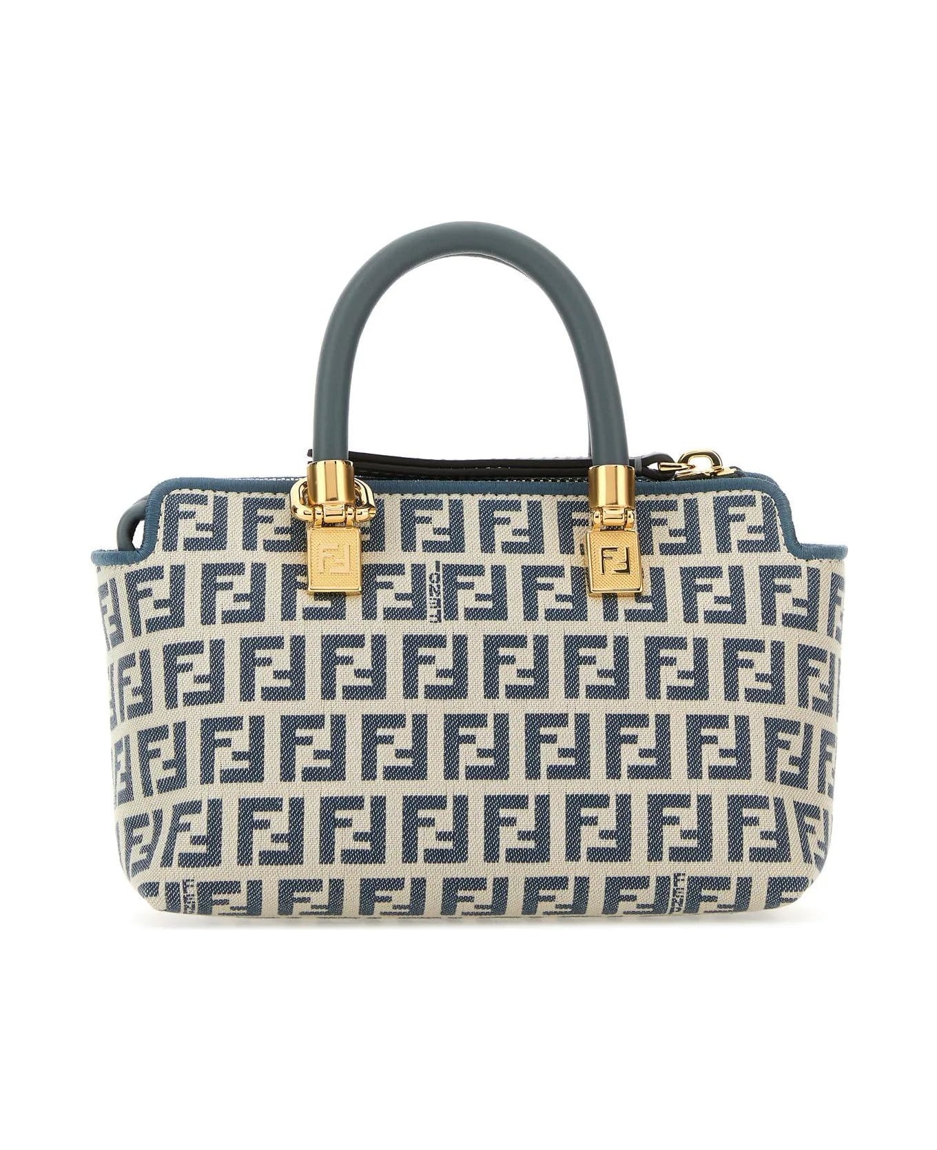 ハンドバッグ Fendi Embroidered Fabric Mini By The Way Handbag FENDI Fendi Women Embroidered Fabric Mini By The Way Handbag
