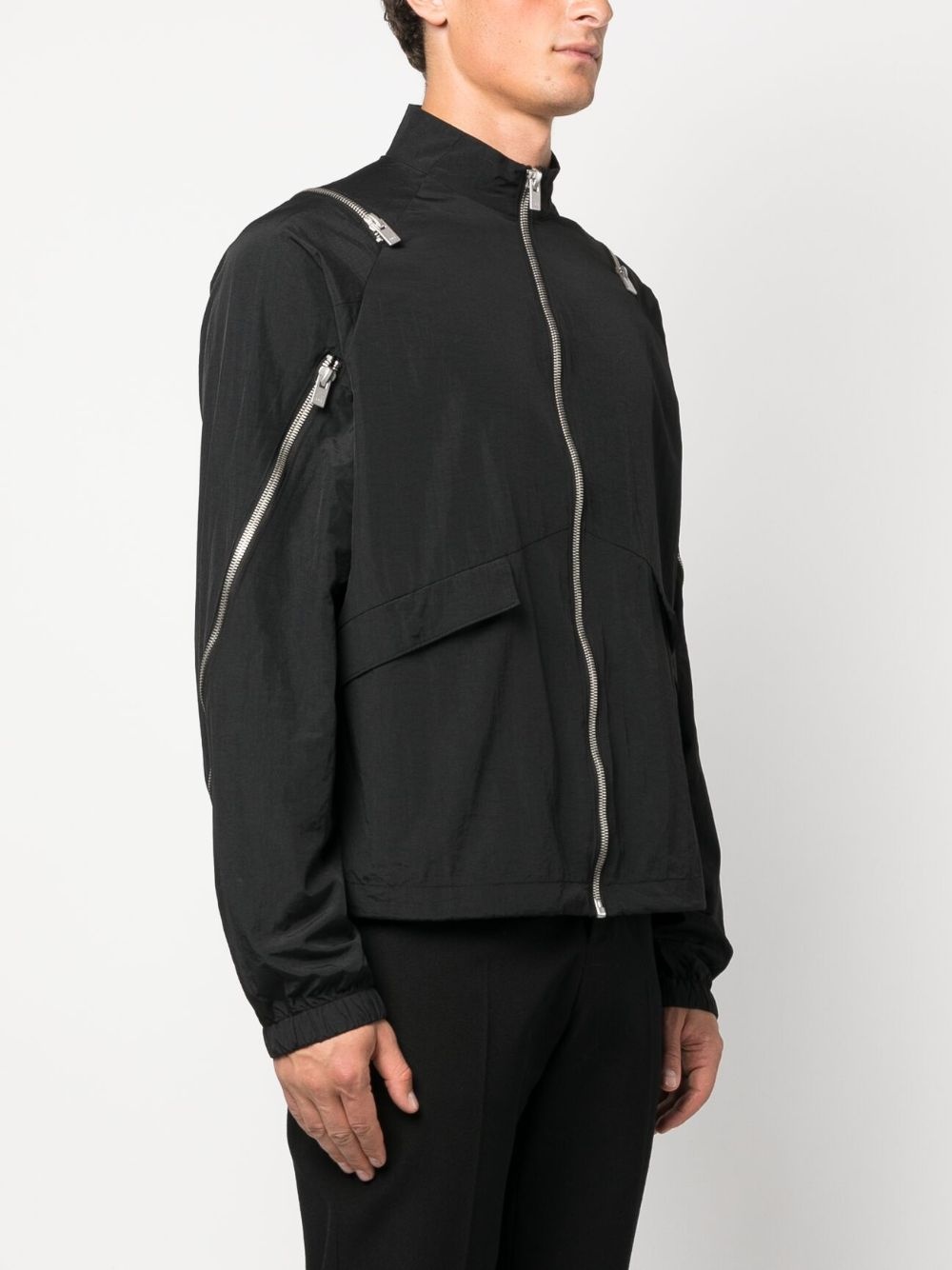 decorative zip-detail jacket - 3