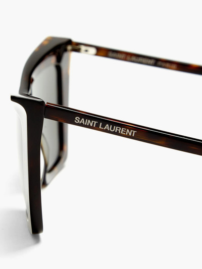 SAINT LAURENT Kate cat-eye acetate sunglasses outlook