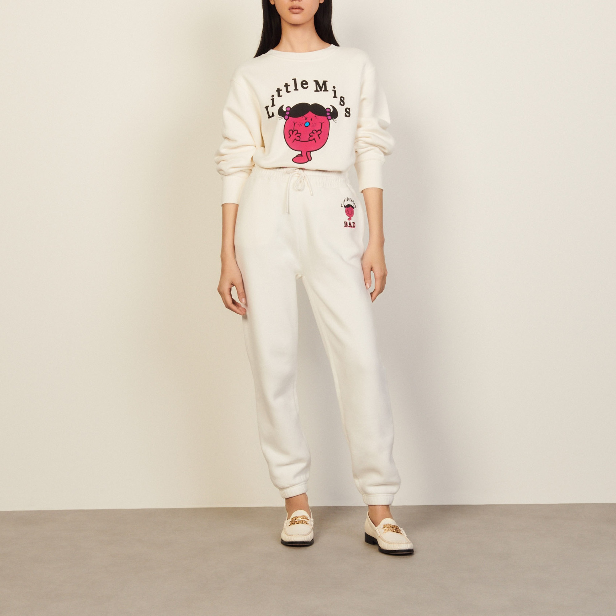 Cotton jogging bottoms with print - 6