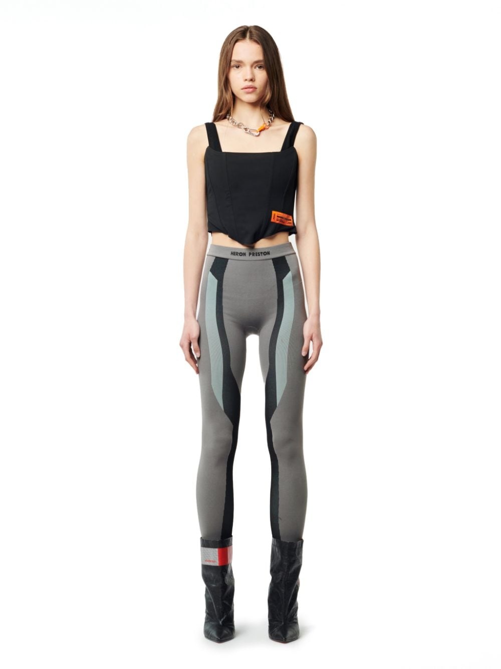 3D RIBBING LEGGINGS - 2