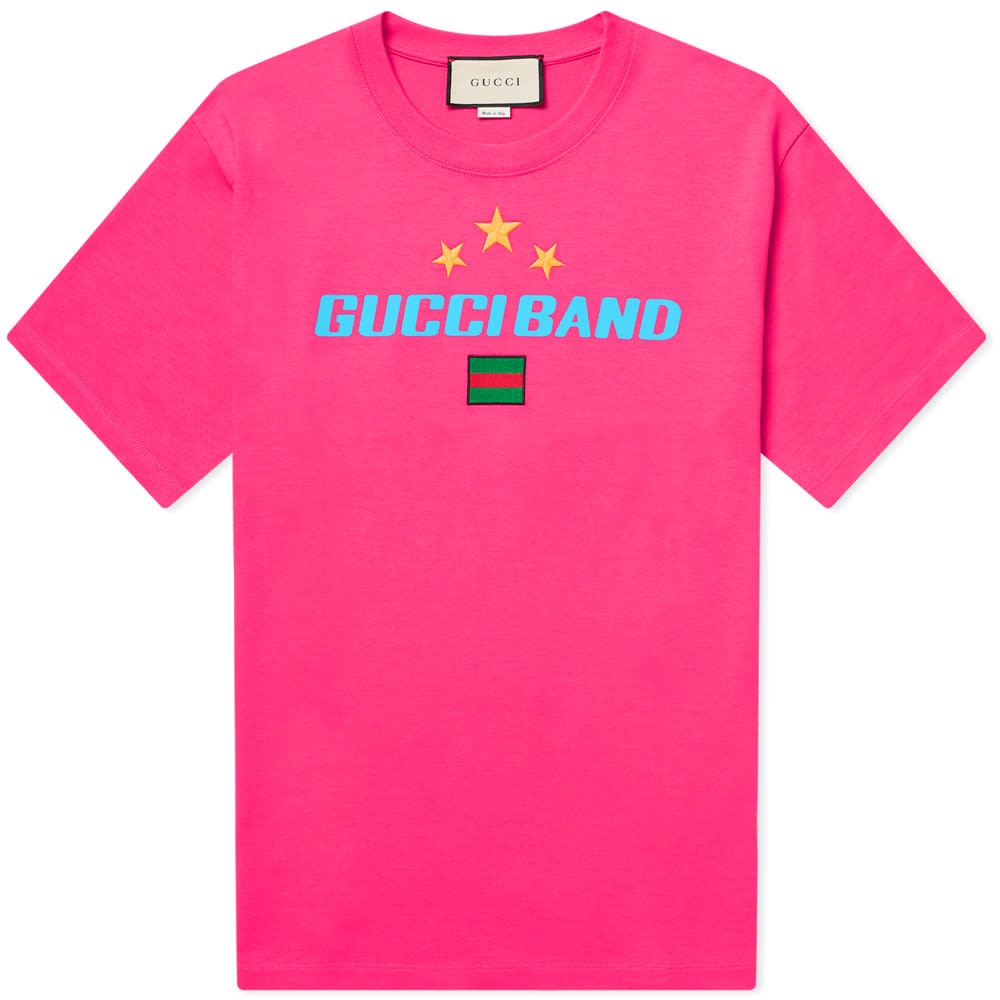 Gucci Band Stars Logo Tee - 1