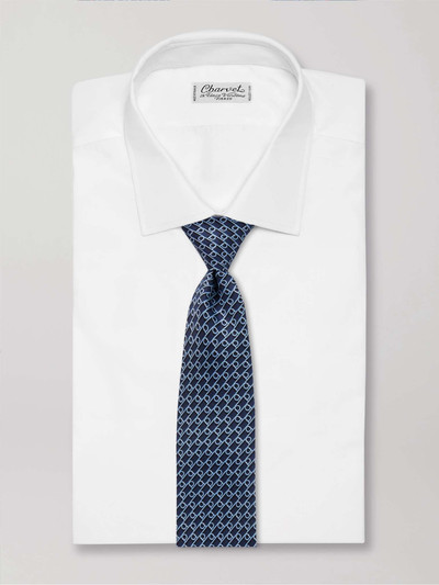 FERRAGAMO 8cm Printed Silk-Twill Tie outlook