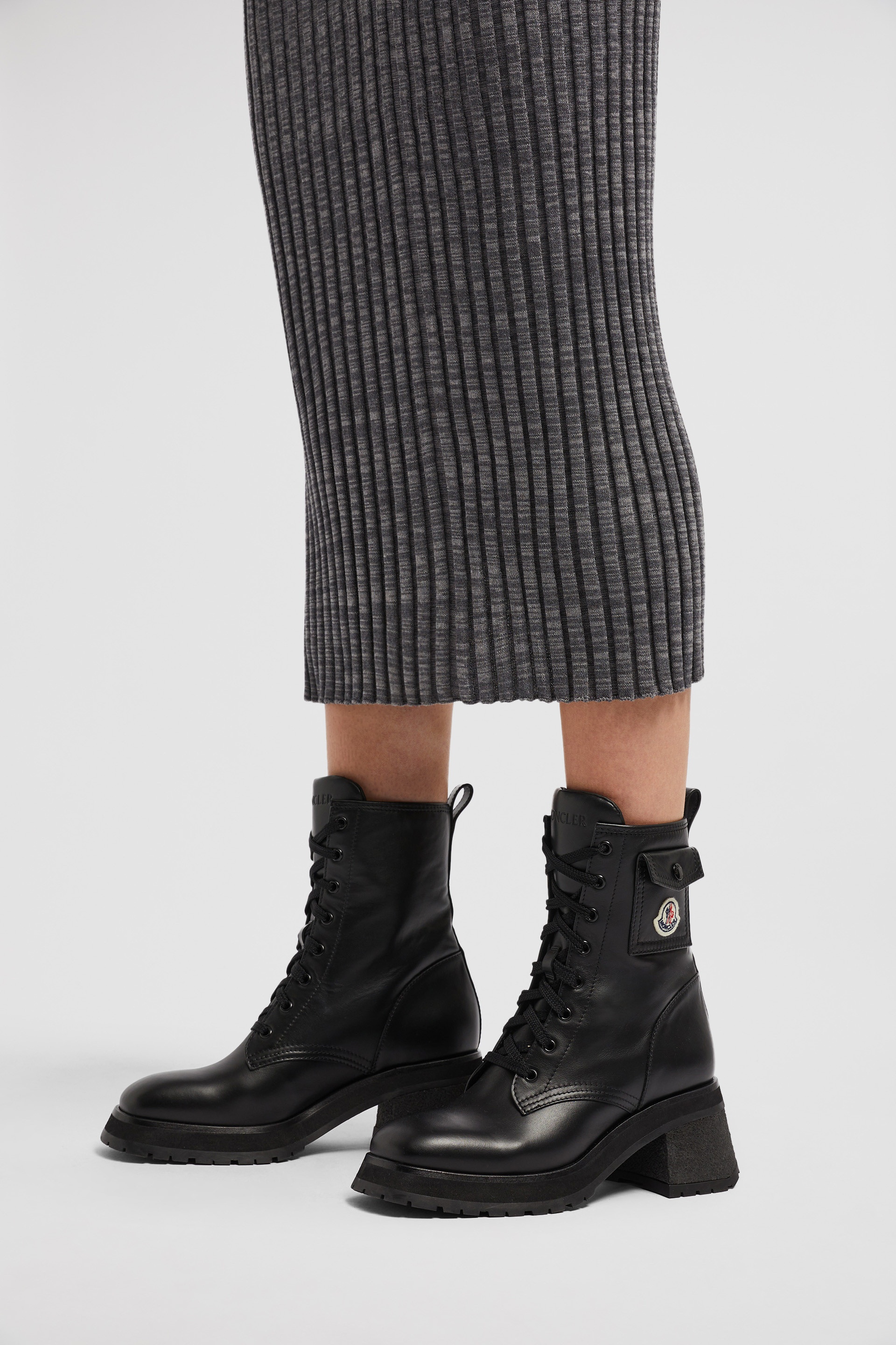 Gigi Leather Lace-Up Boots - 2