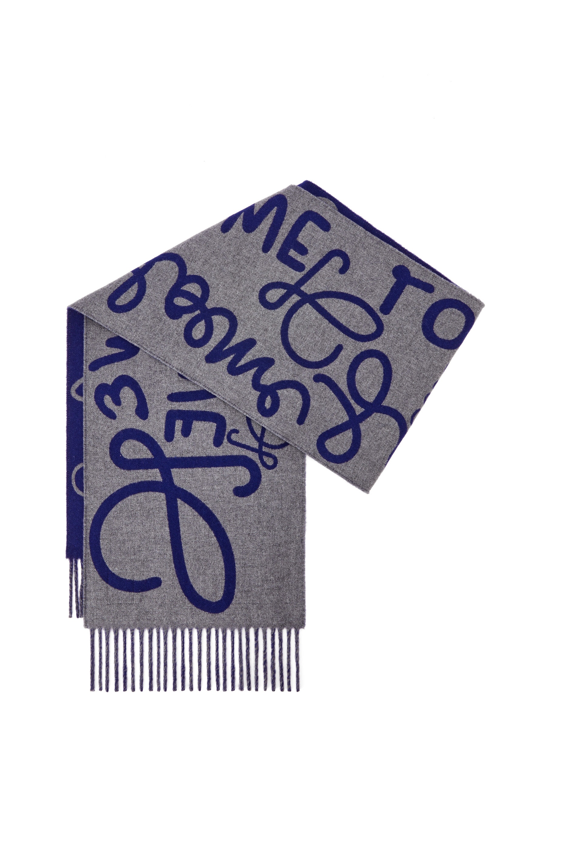 LOEWE scarf in wool and cashmere - 5