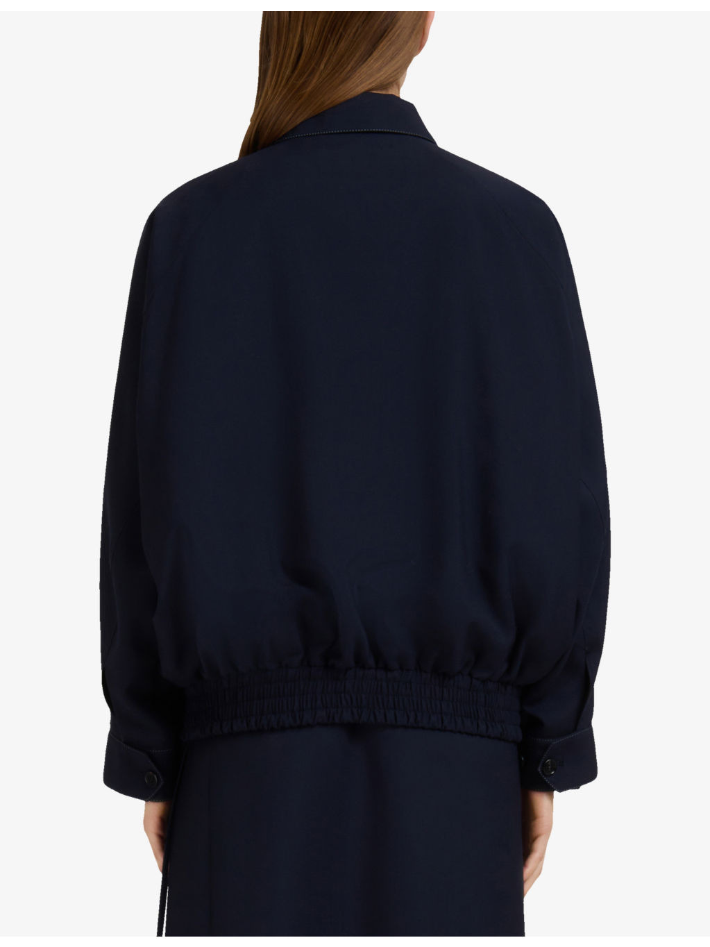 Zip-Up Side-Pocket Wool Jacket - 4