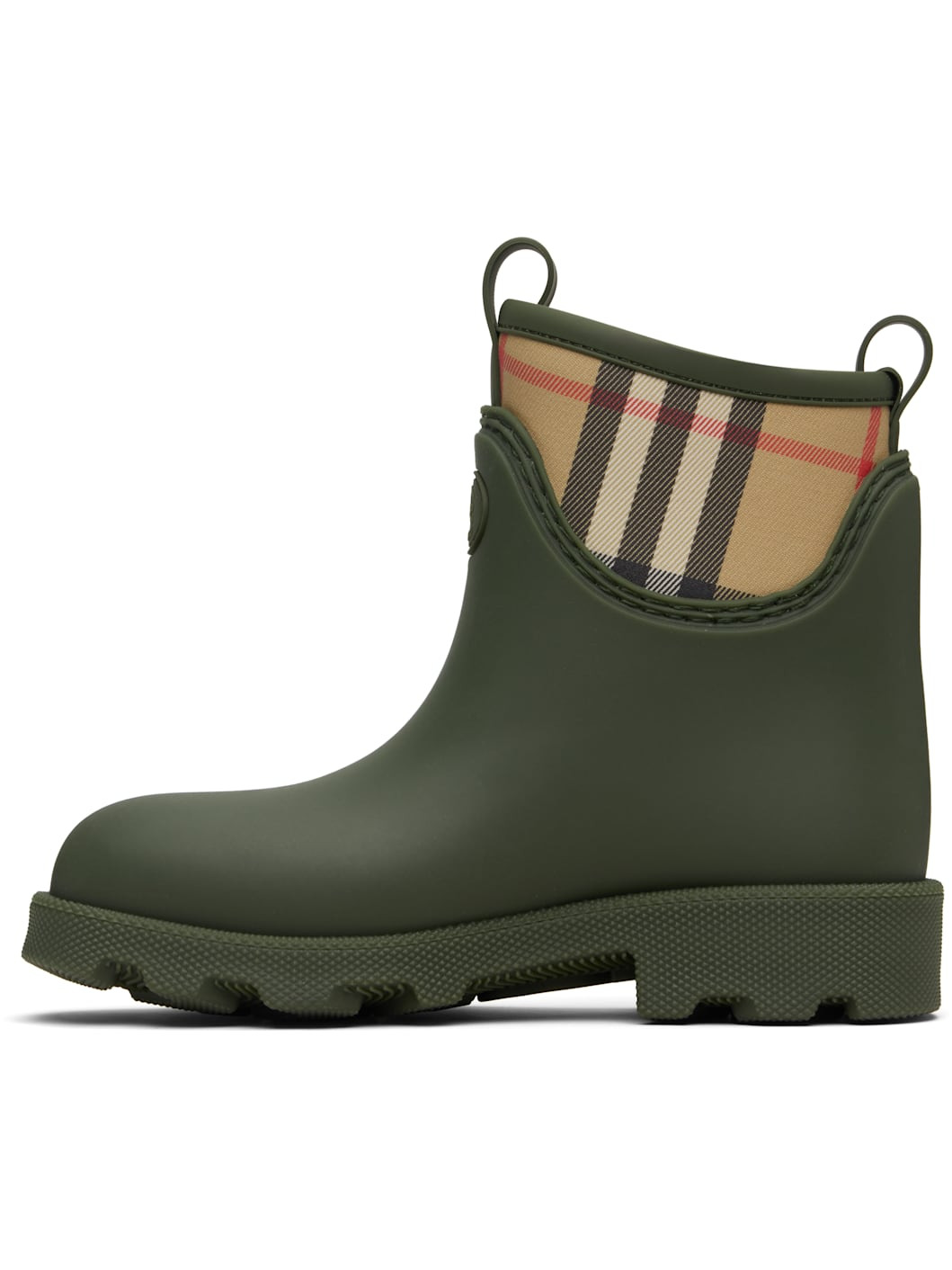 Green Rubber Marsh Stamp Low Boots - 3