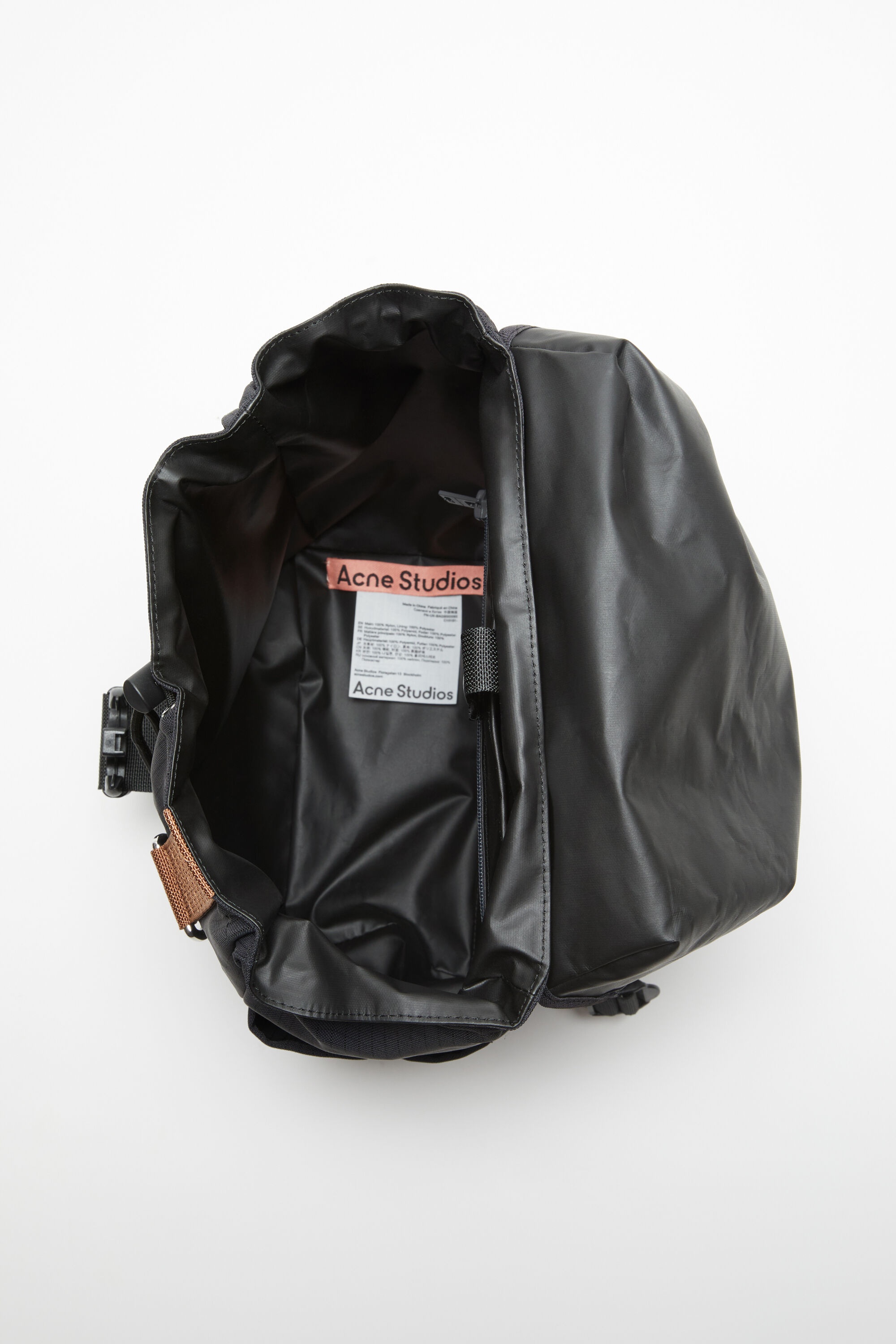 Ripstop nylon backpack - Black - 6