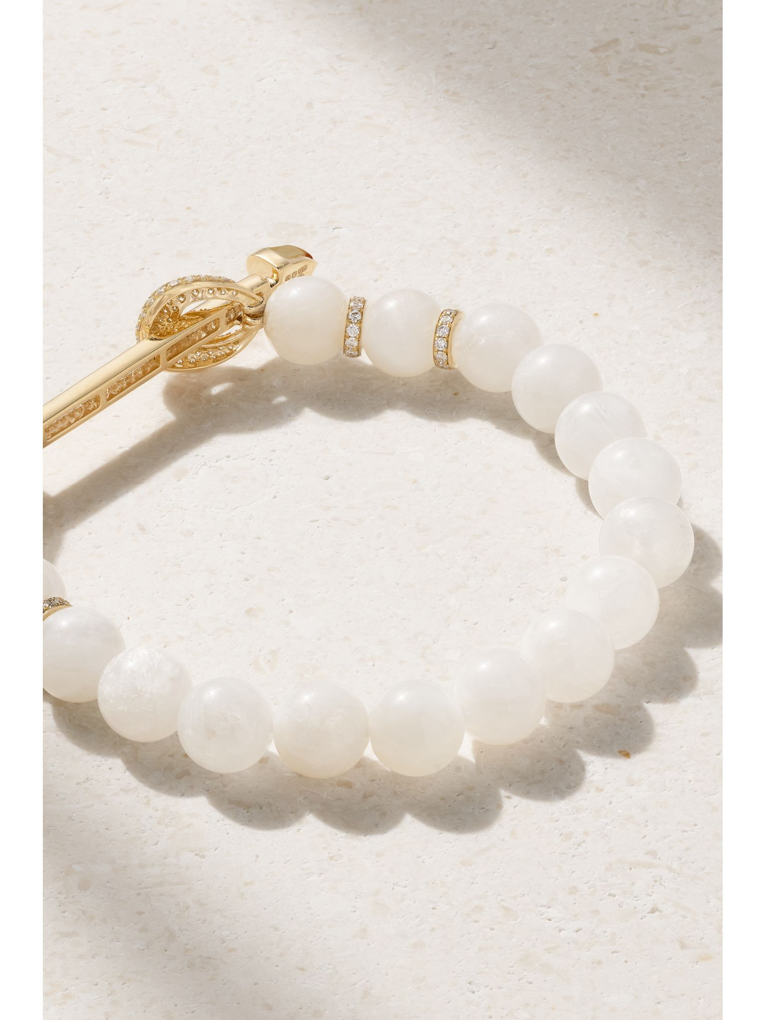 Chakra 18-karat gold multi-stone bracelet Gold - 3