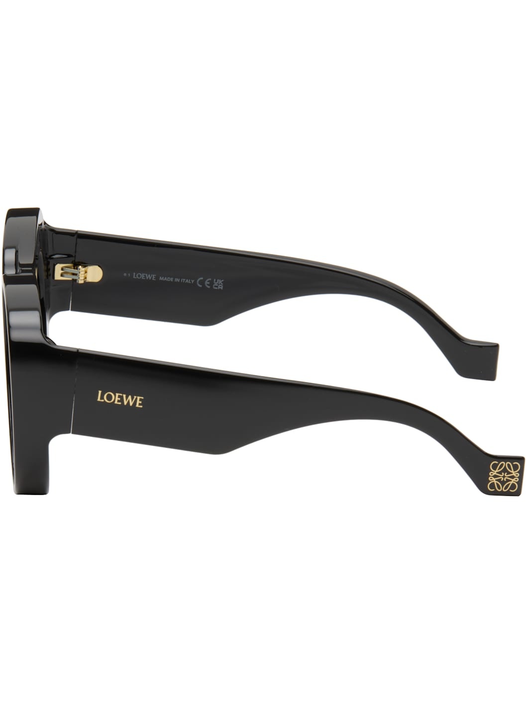 Black & Blue Front Lenses Aviator Sunglasses - 3
