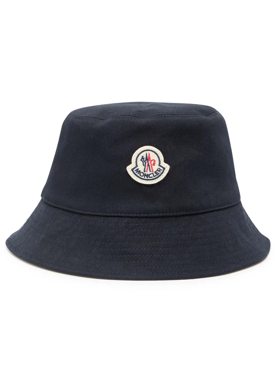 Moncler Reversible Logo Stretch-cotton and Nylon Bucket hat - 1