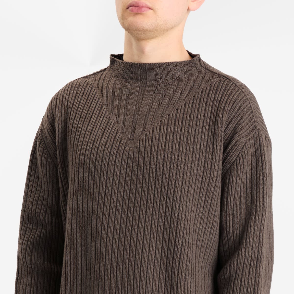Rick Owens Fisherman Rib Crew - 5