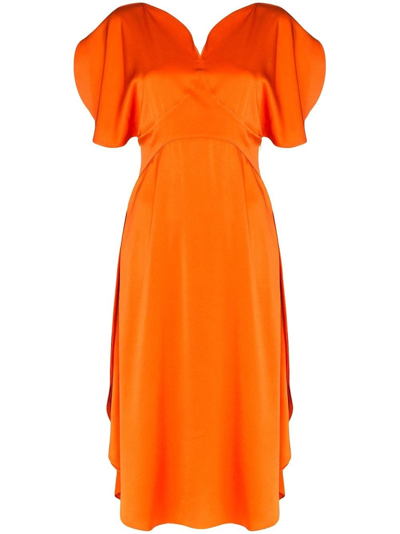 ruched midi dress 1