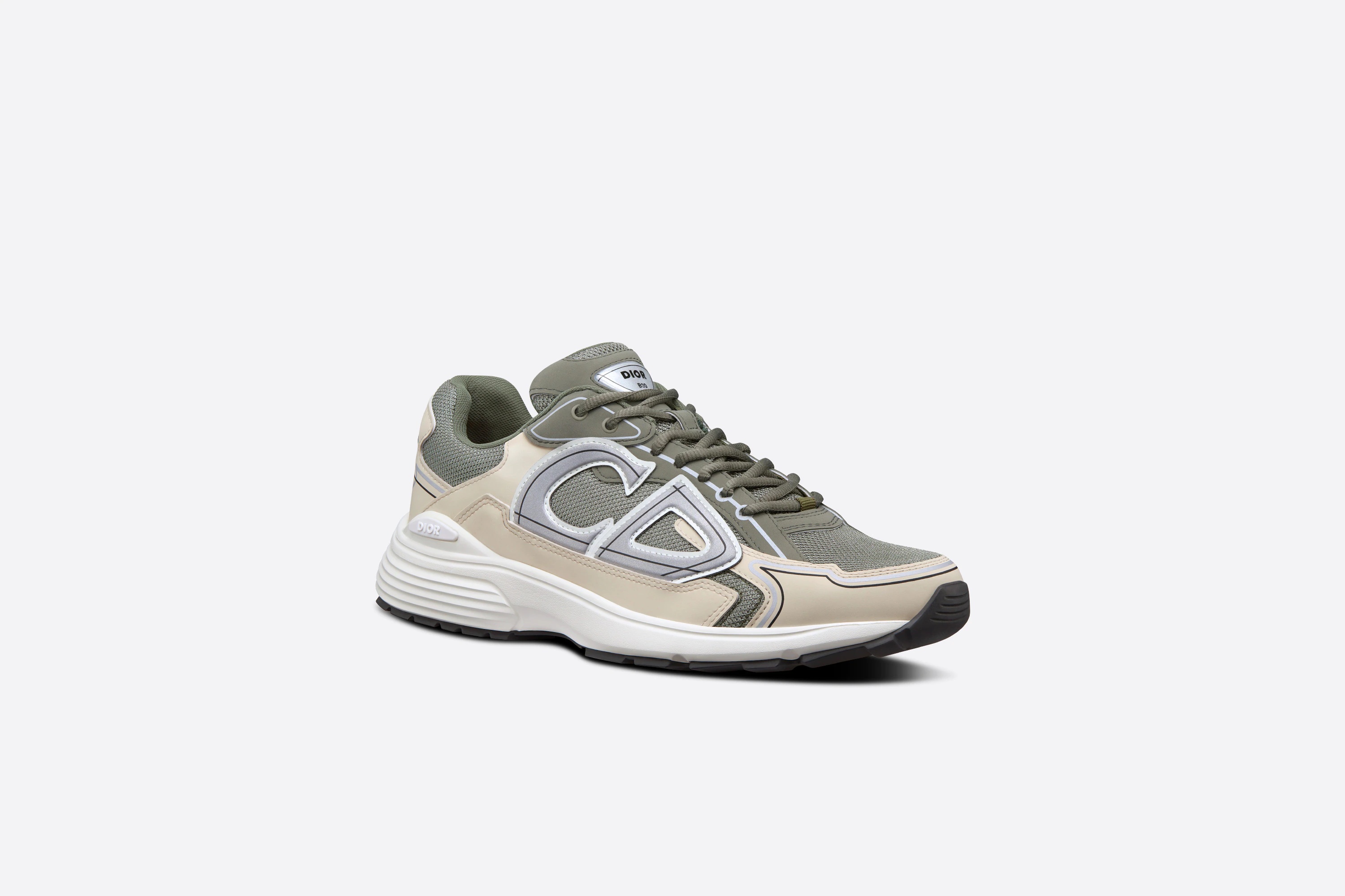 シューズ Christian Dior B30 Low B30 Countdown Sneaker Light Blue Technical Mesh and Blue