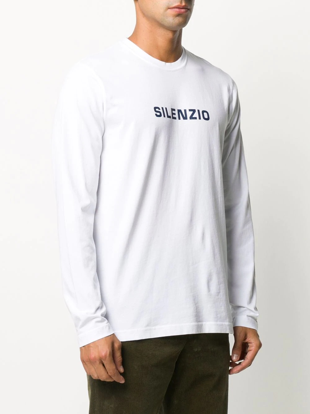 long sleeve logo t-shirt - 3