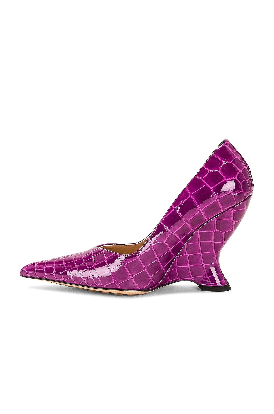 Gloss Croc Pumps - 5