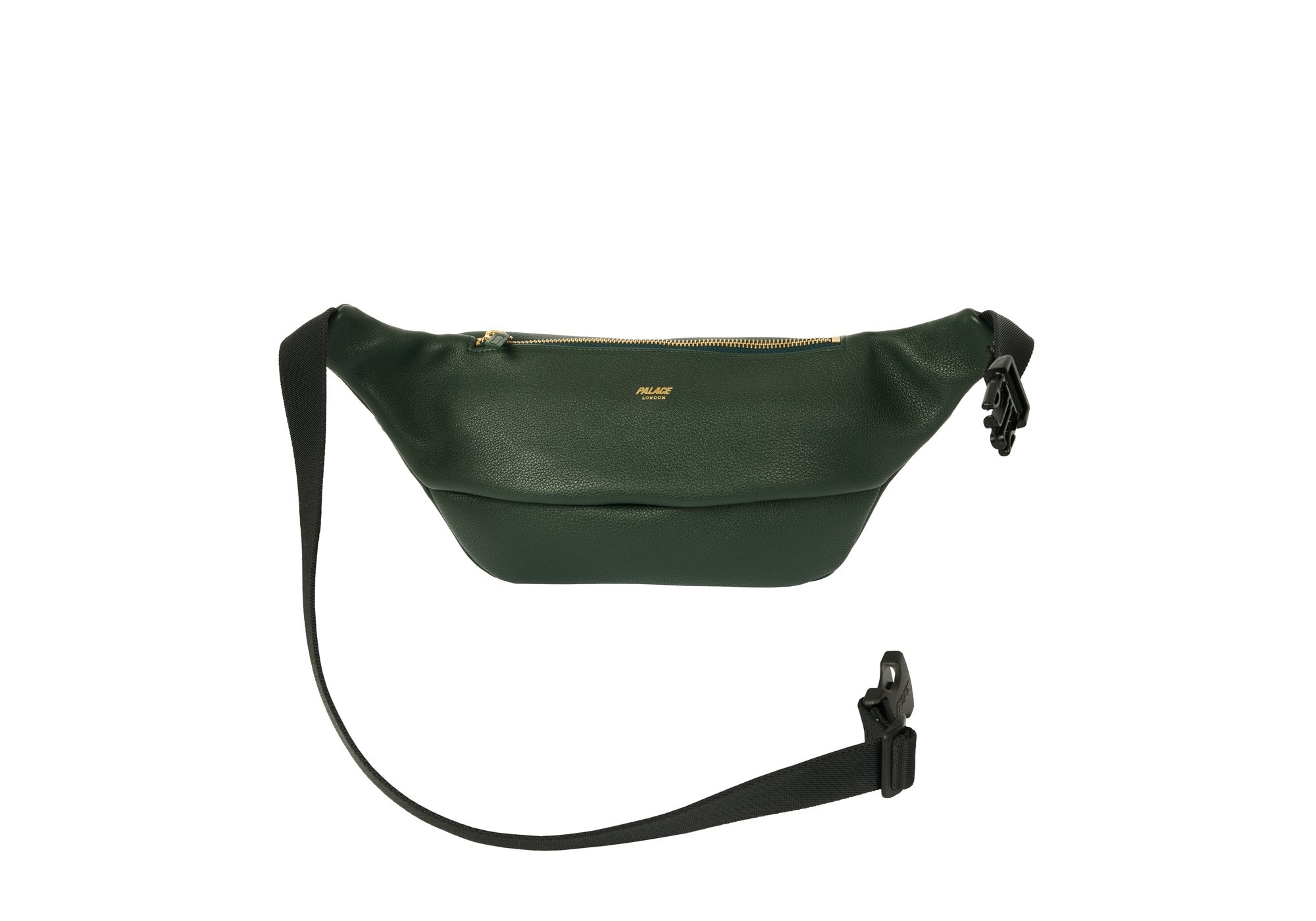 PALACE LEATHER BUM BAG GREEN - 4