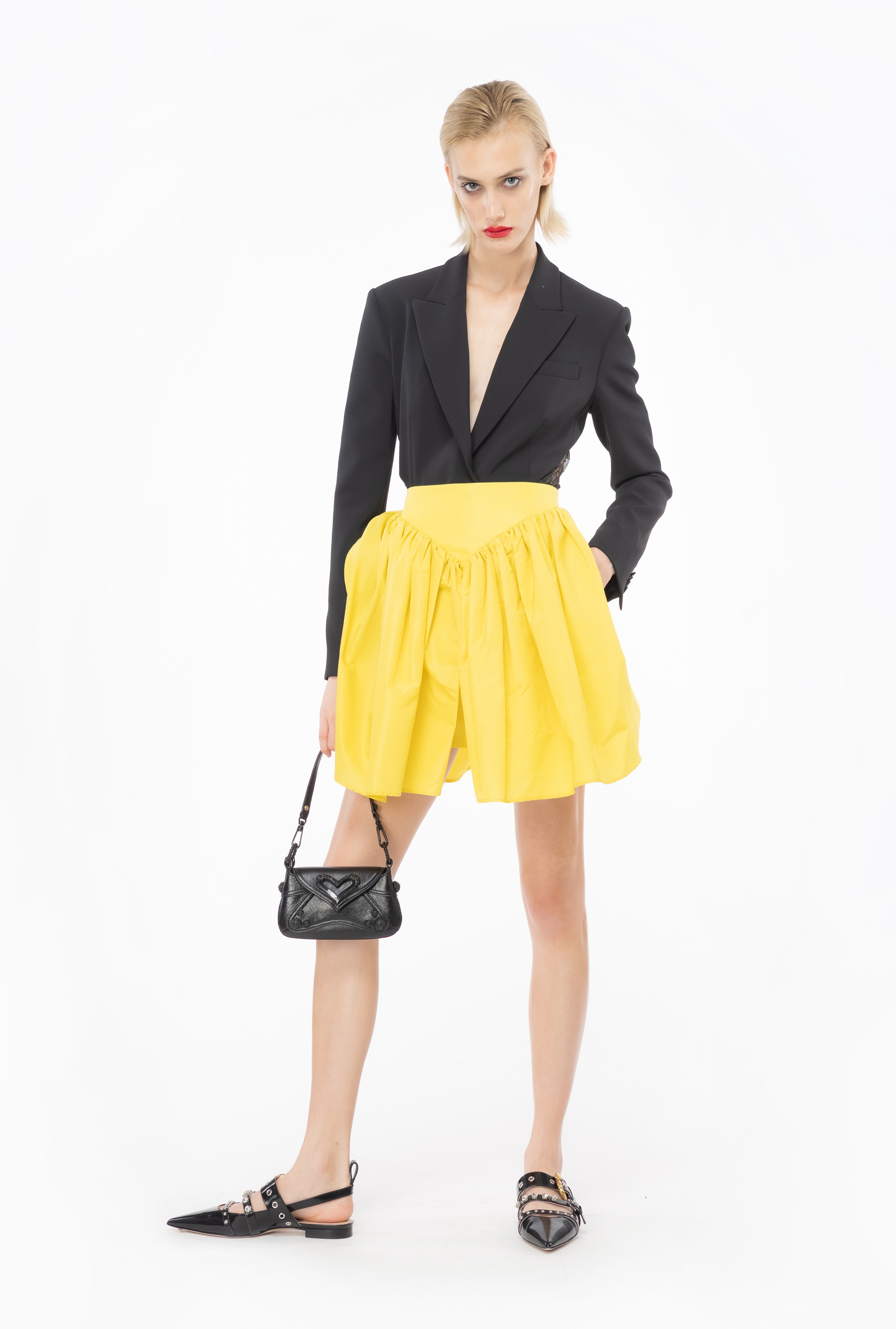TAFFETA MINI SKIRT - 4