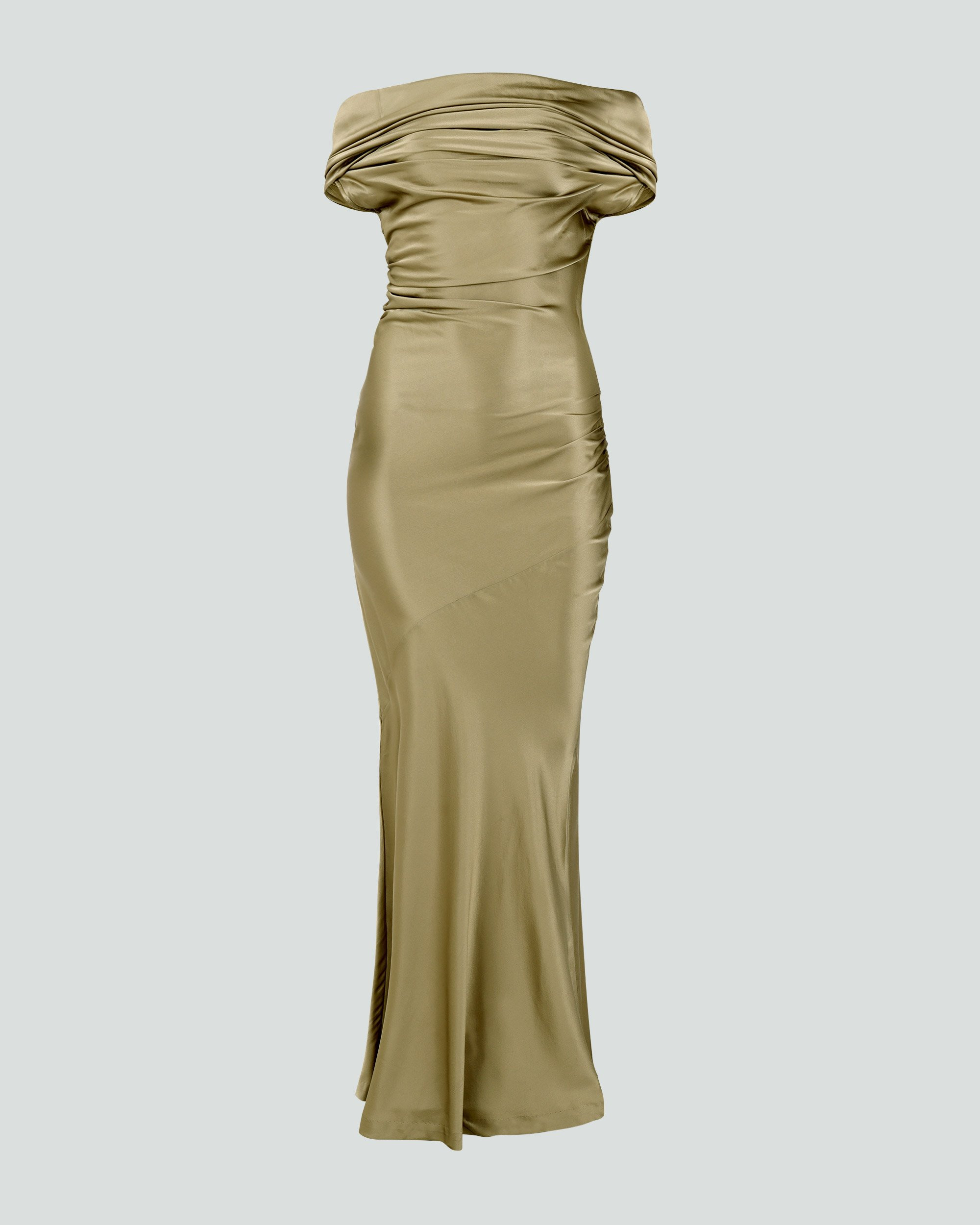SLEEVELESS BOUND DRESS VIRIDIAN - 1