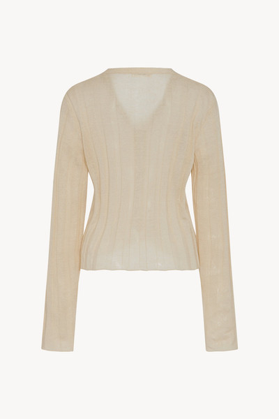 The Row Dwin Cardigan in Linen and Silk outlook