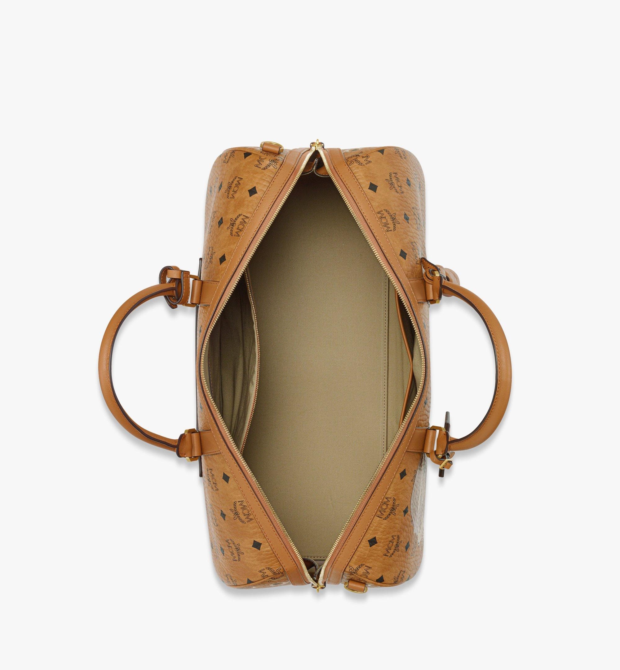 MCM x BAPE Ottomar Weekender Bag in Visetos - 3