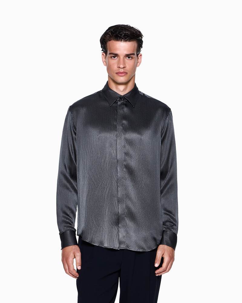 GIORGIO ARMANI SILK SATIN SHIRT outlook