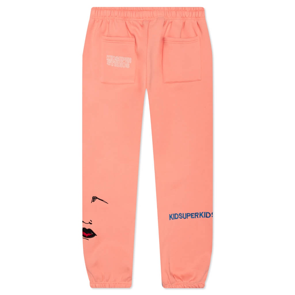 SUPER SWEATPANTS - CORAL - 2