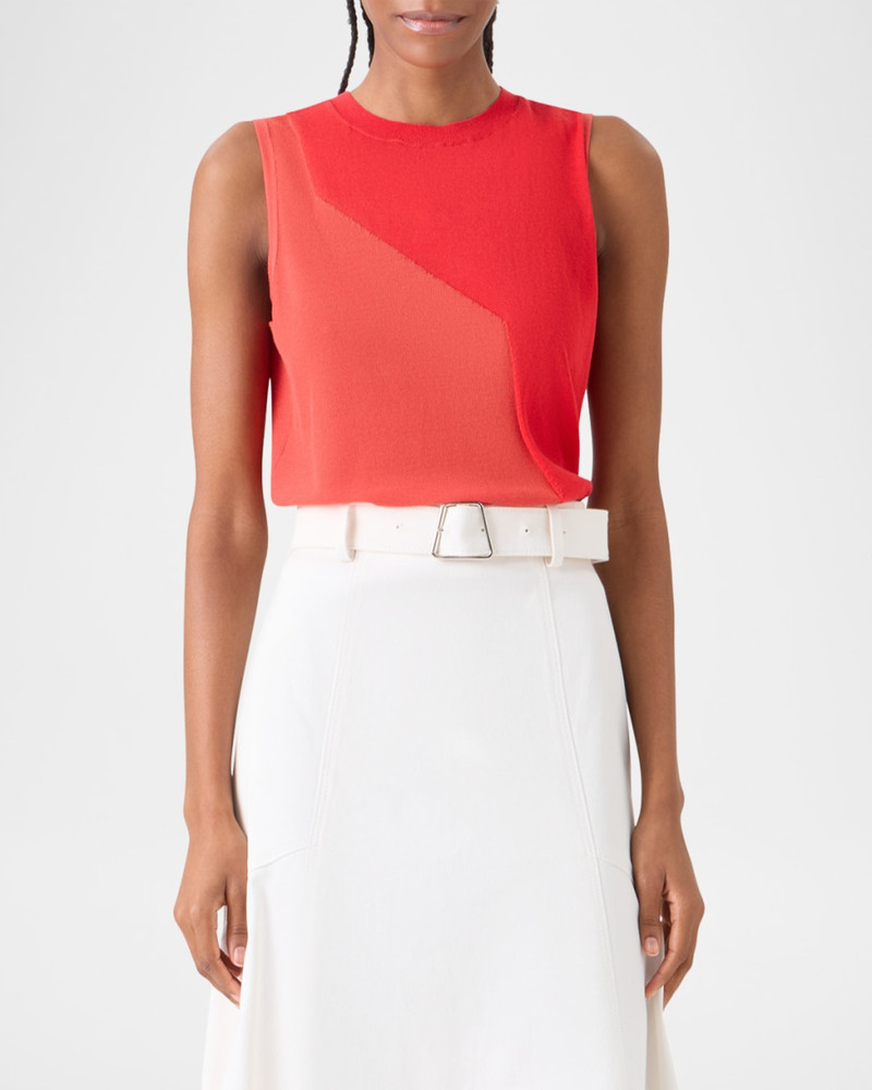 High Plains Cotton-Silk Sleeveless Sweater 4