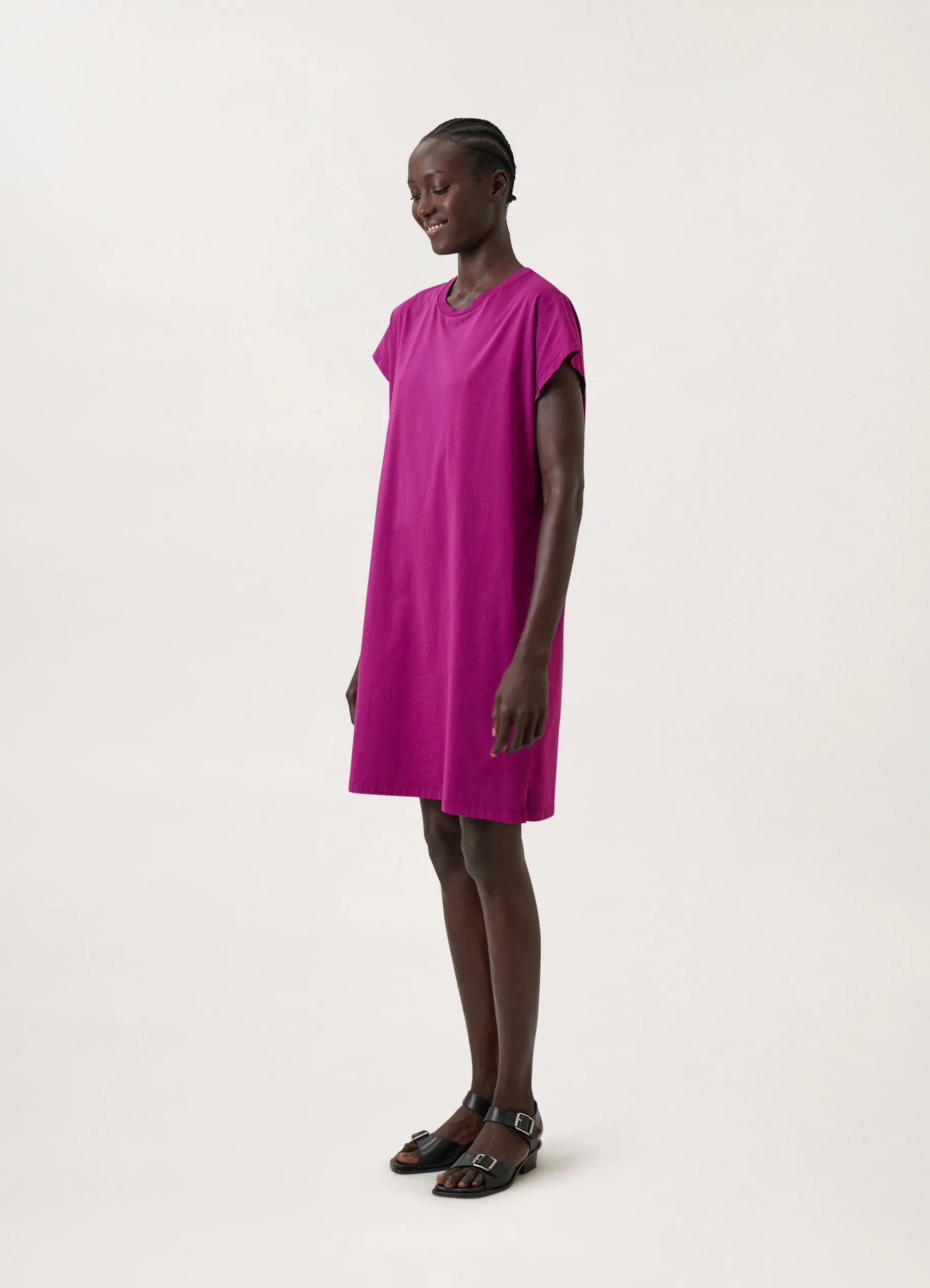CAP SLEEVE DRESS
PIGMENT DYE JERSEY - 3