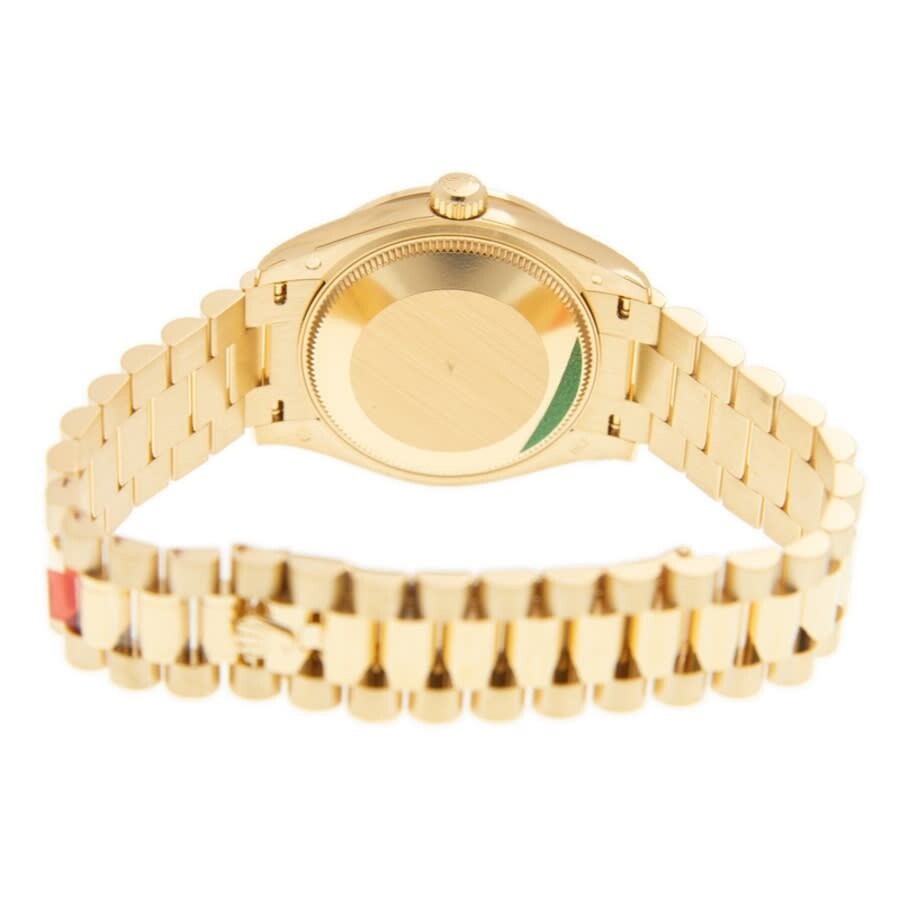 Rolex Datejust 31 Malachite Diamond Dial Ladies 18kt Yellow Gold President Watch 278288MLRDP - 5