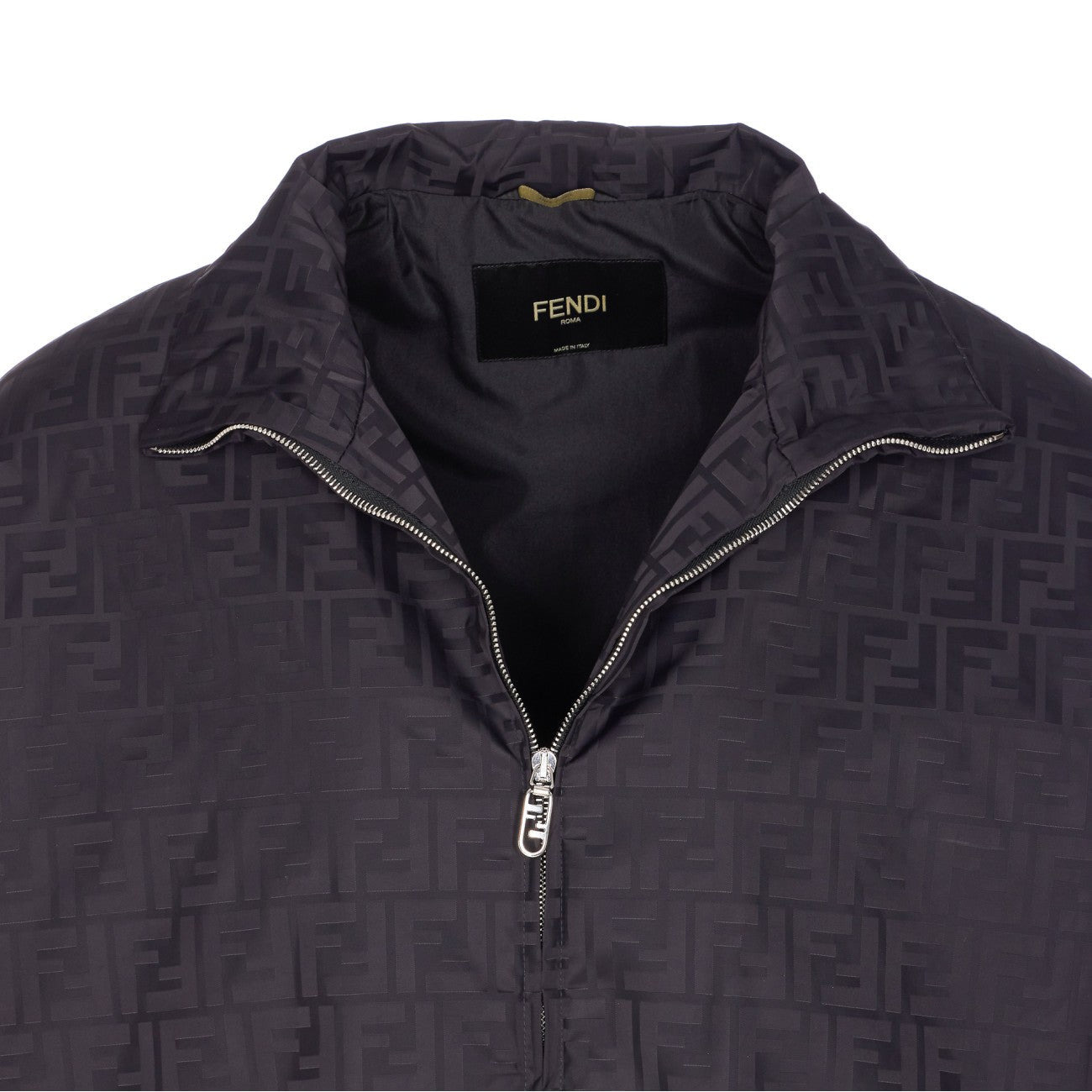 Fendi Men Ff Nylon Bomber - 4