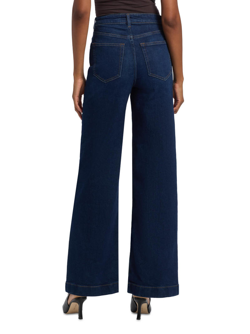 Women's Bex Super-Stretch High-Rise Wide-Leg Jeans - Wheeler 5