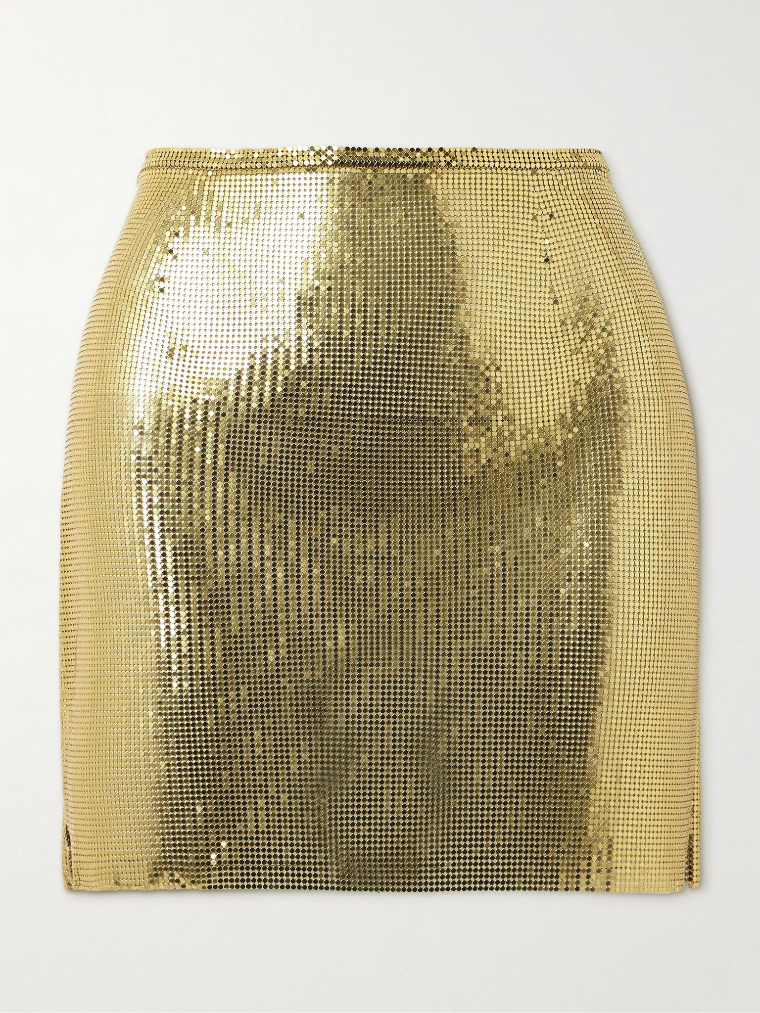 Chainmail mini skirt Gold - 1