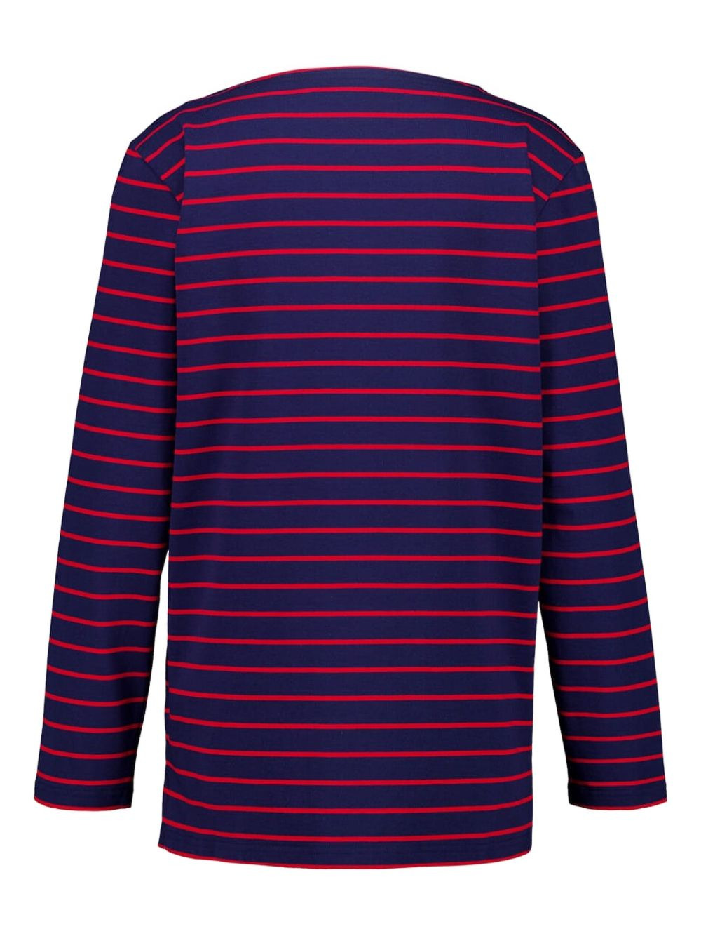 striped logo-print T-shirt - 2