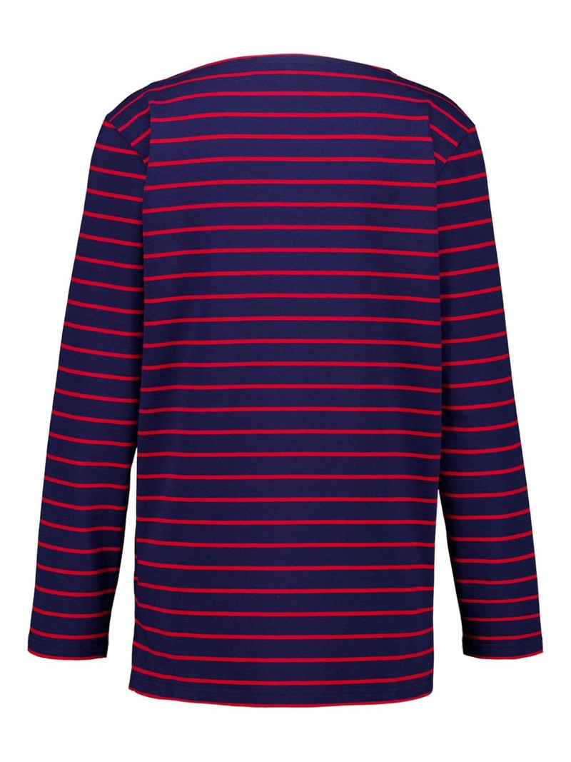 Valentino striped logo-print T-shirt outlook