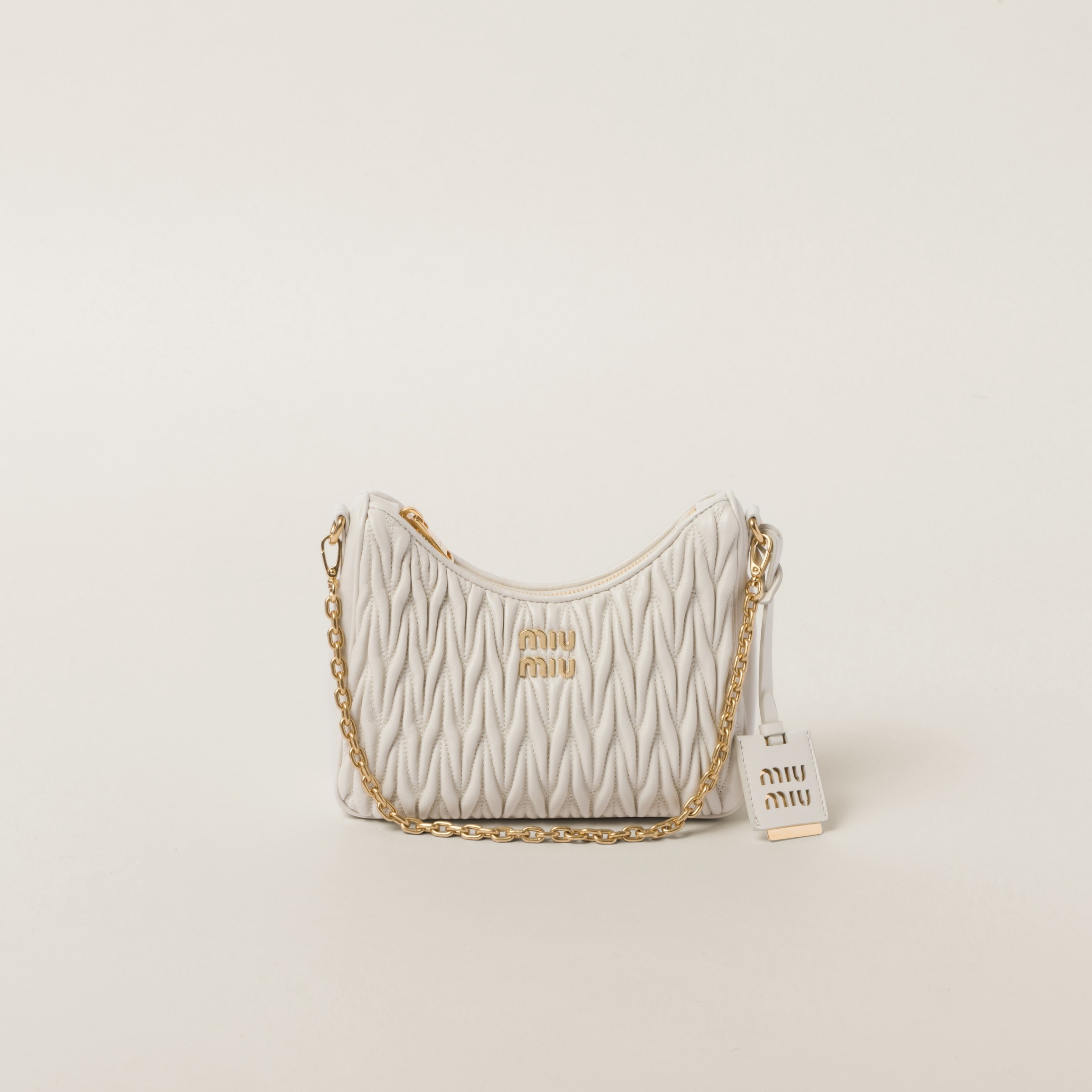 Matelassé nappa leather shoulder bag - 1