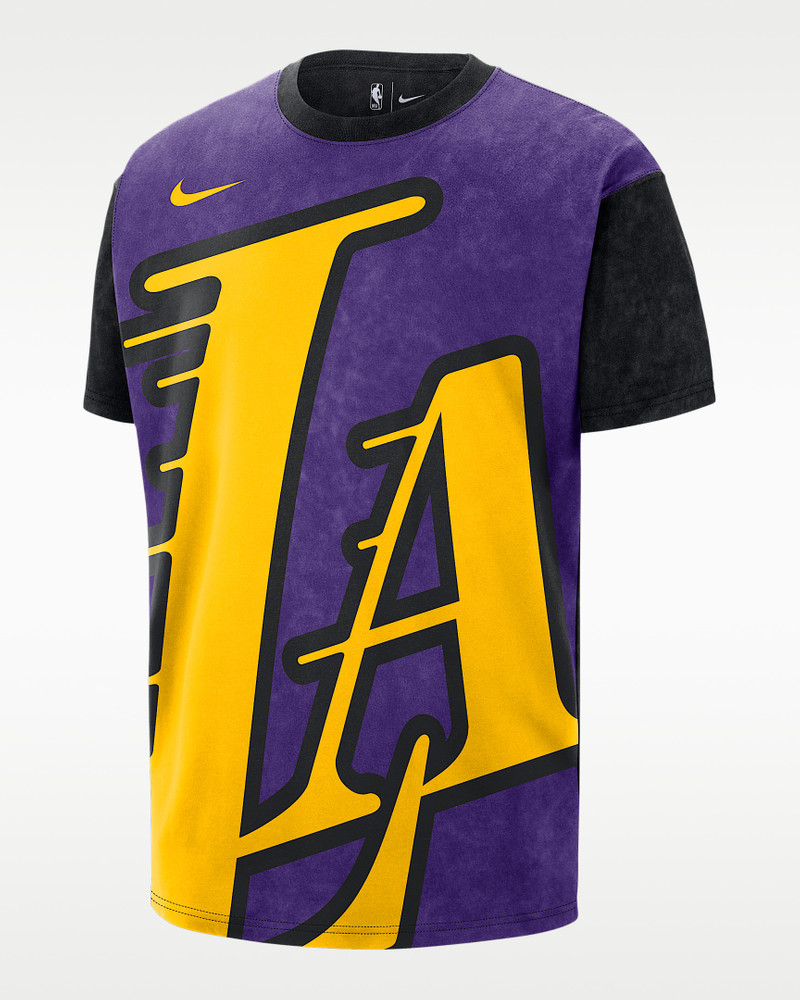 Los Angeles Lakers Essential City Edition Men's Nike NBA Max90 T-Shirt 1