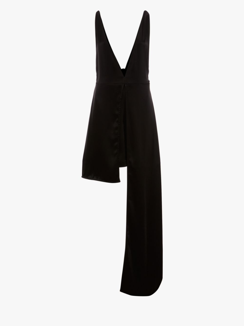 Asymmetric V-neck jumpsuit - 1