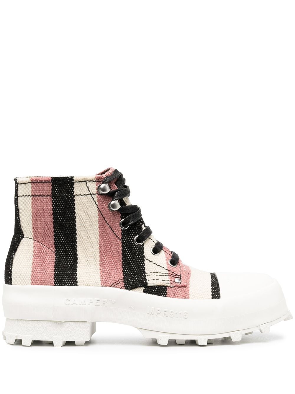 Traktori striped ankle boots - 1