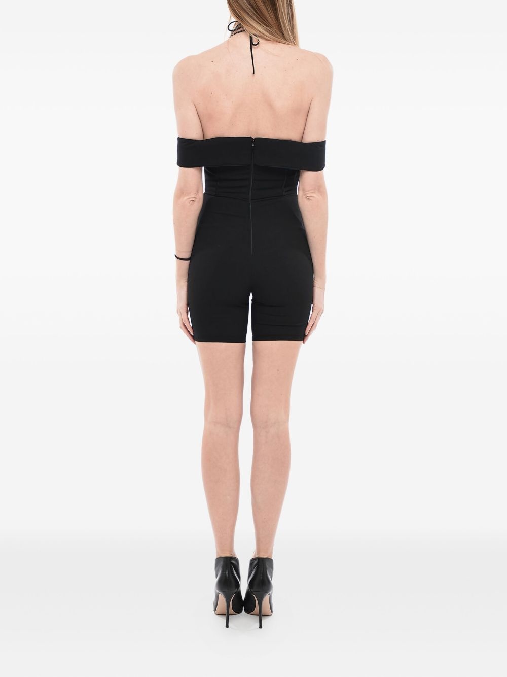 cut-out playsuit - 3