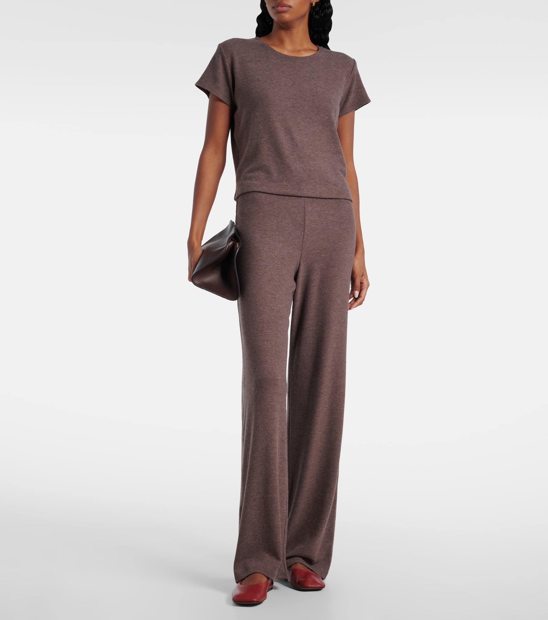Lauren mid-rise wide-leg pants - 2
