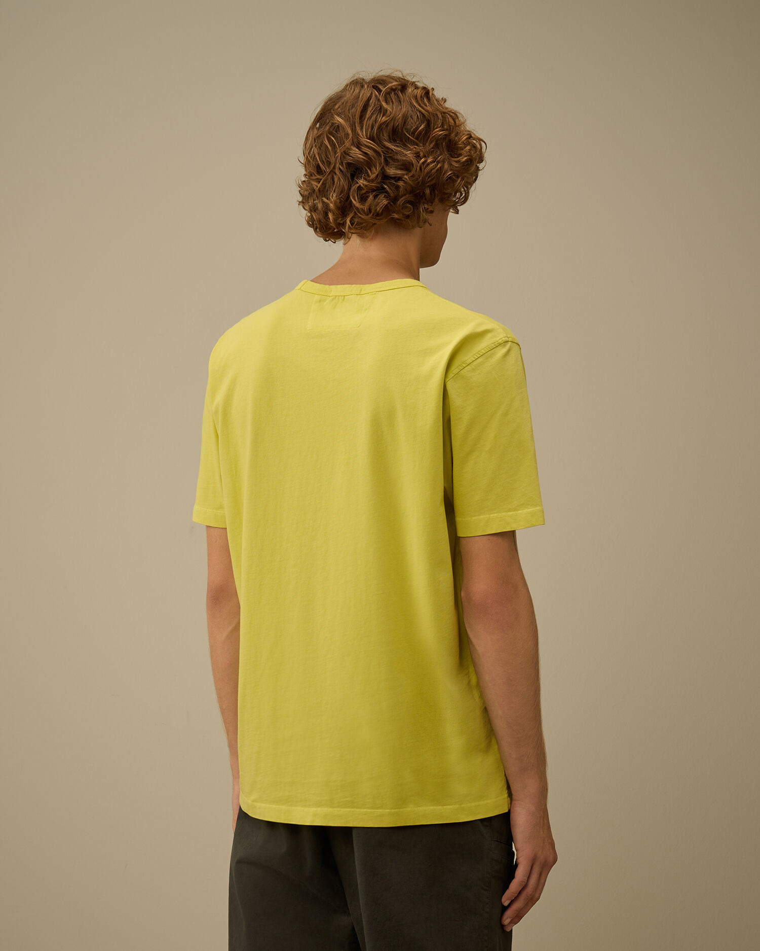 24/1 Jersey Short Sleeve Resist Dyed Logo T-Shirt - 4