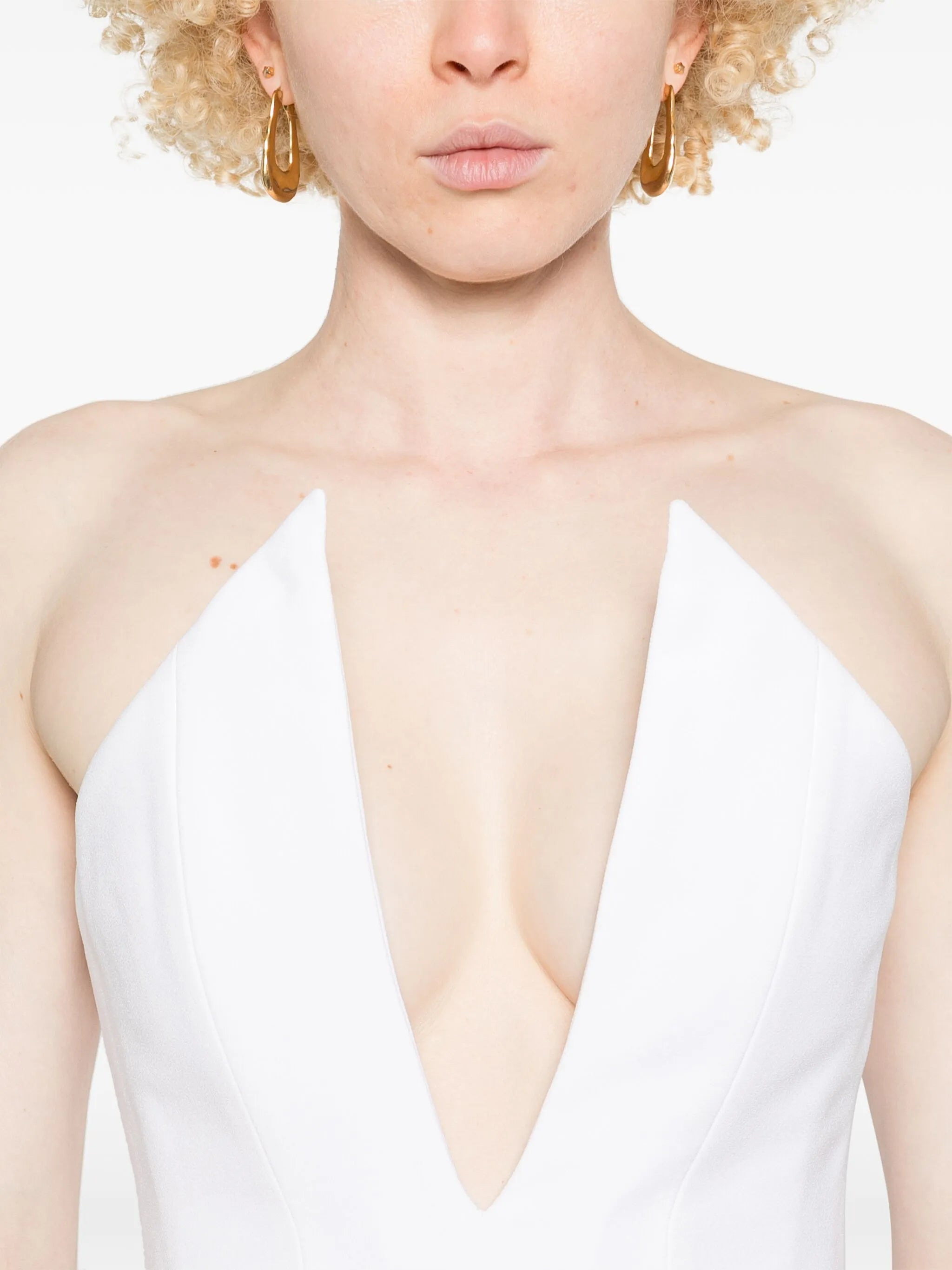 spiky corset crop top - 5