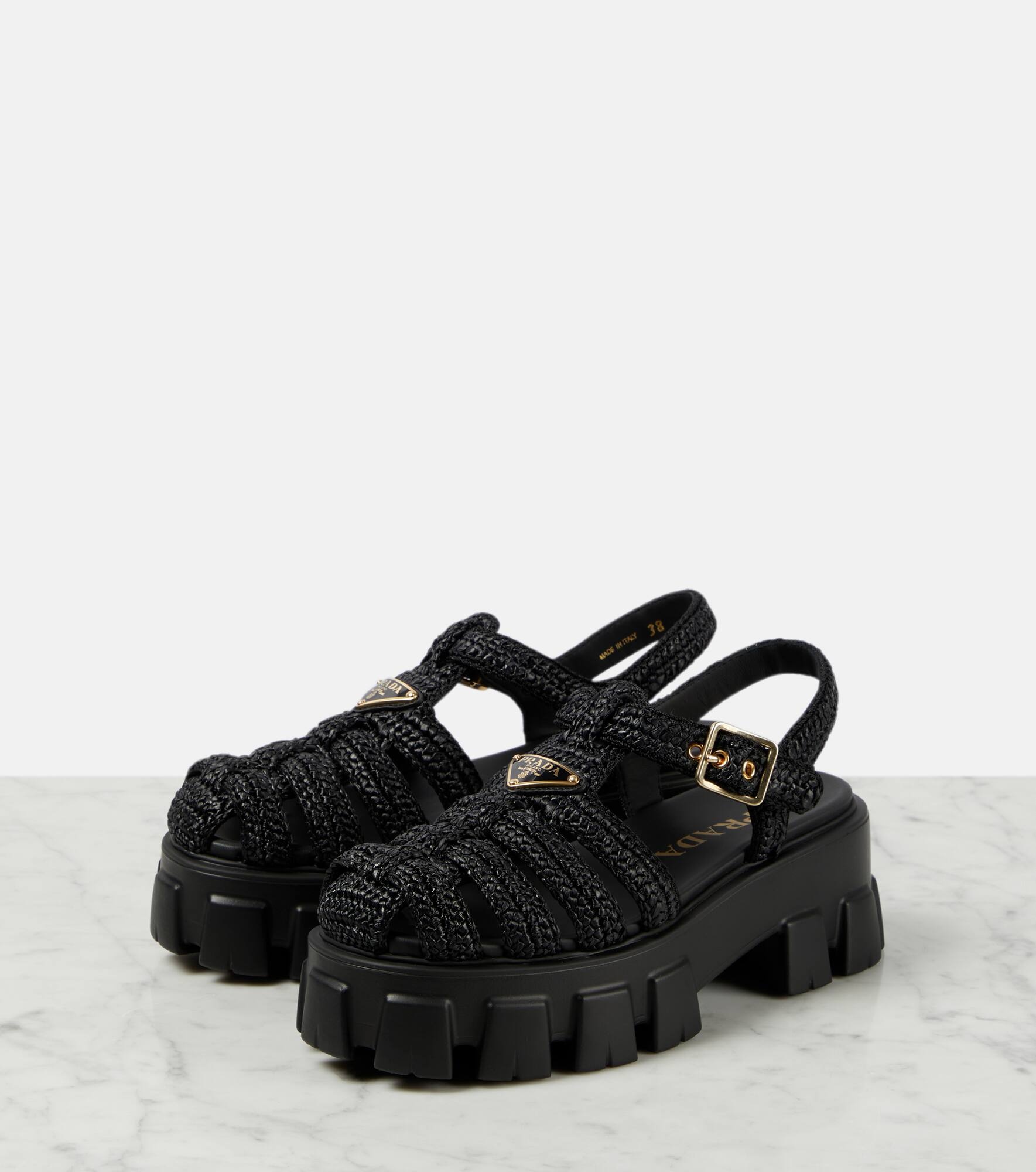 Monolith platform sandals - 5