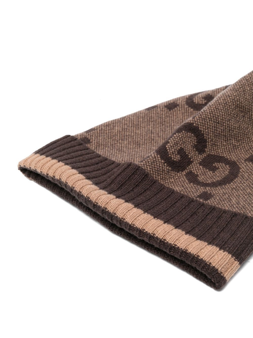 GG jacquard cashmere beanie - 2