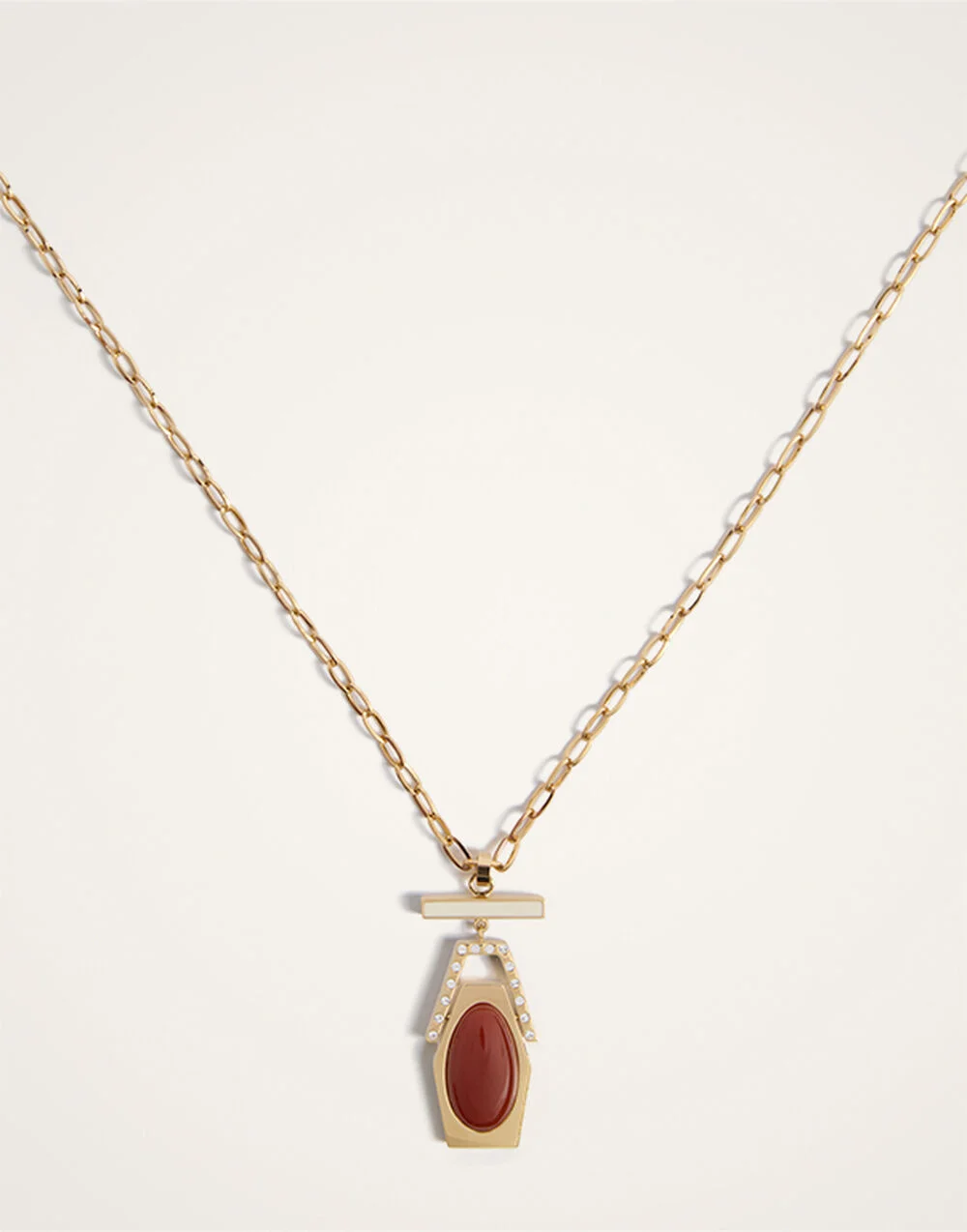 Embellished Portal Necklace - 1