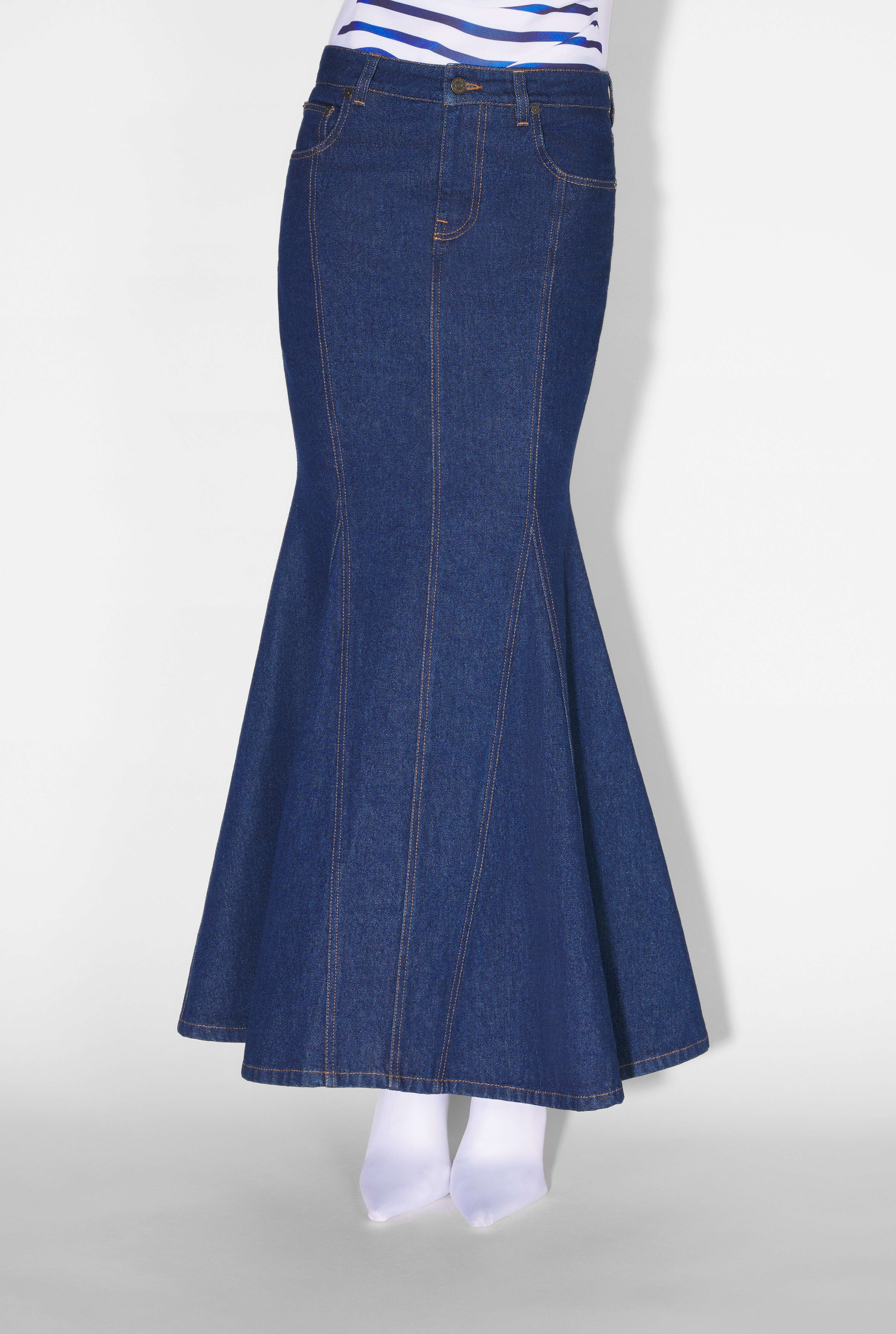 THE DENIM MERMAID SKIRT - 3
