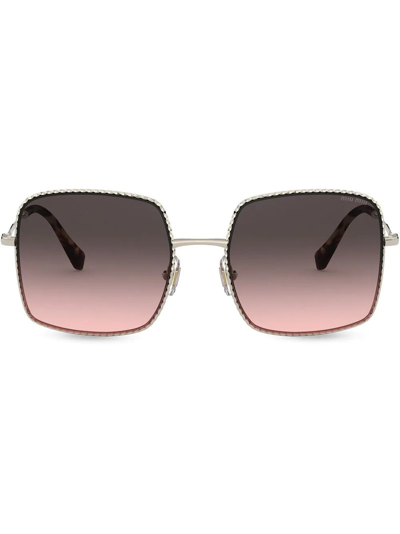 square-frame sunglasses 1