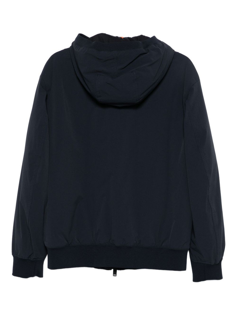 BOSS logo-patch padded jacket outlook
